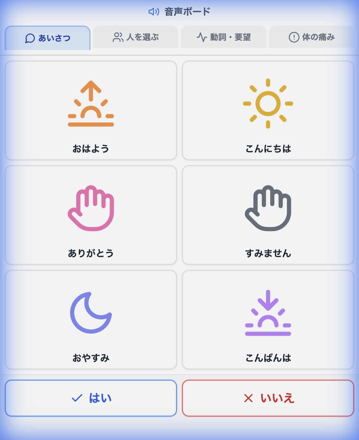 会話支援ツール